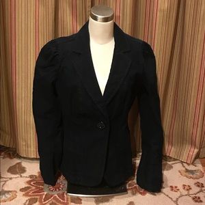 Classic Navy Corduroy Blazer with Fun Details